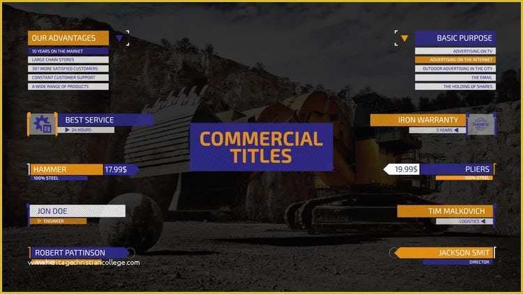 After Effects Commercial Template Free Of Mercial Titles after Effects Templates