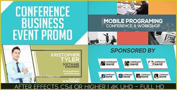 After Effects event Promo Templates Free Download Of Conference Business event Promo Special events after