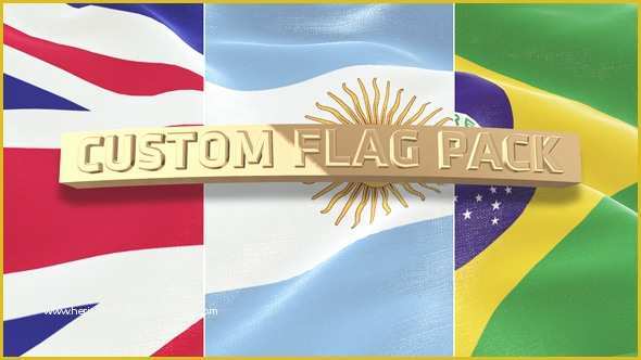 After Effects Flag Template Free Download Of Videohive Custom Flag Pack Free Download Free after