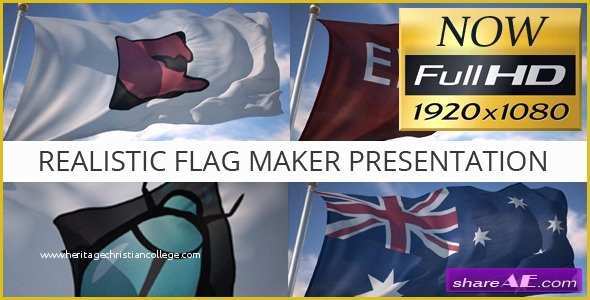 After Effects Flag Template Free Download Of Videohive Realistic Flag Maker Presentation Free after