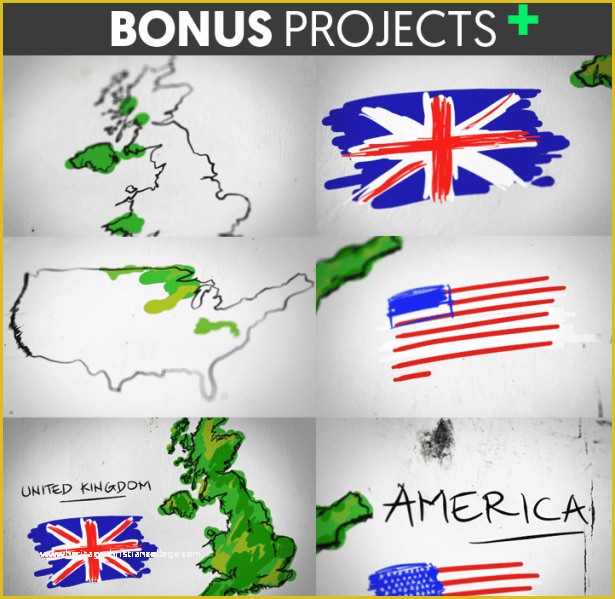 After Effects Flag Template Free Download Of World Map Paintings Pack Videohive Project Free Download