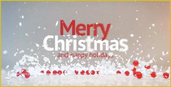 After Effects Holiday Templates Free Of 35 Amazing after Effects Christmas Templates Designmaz