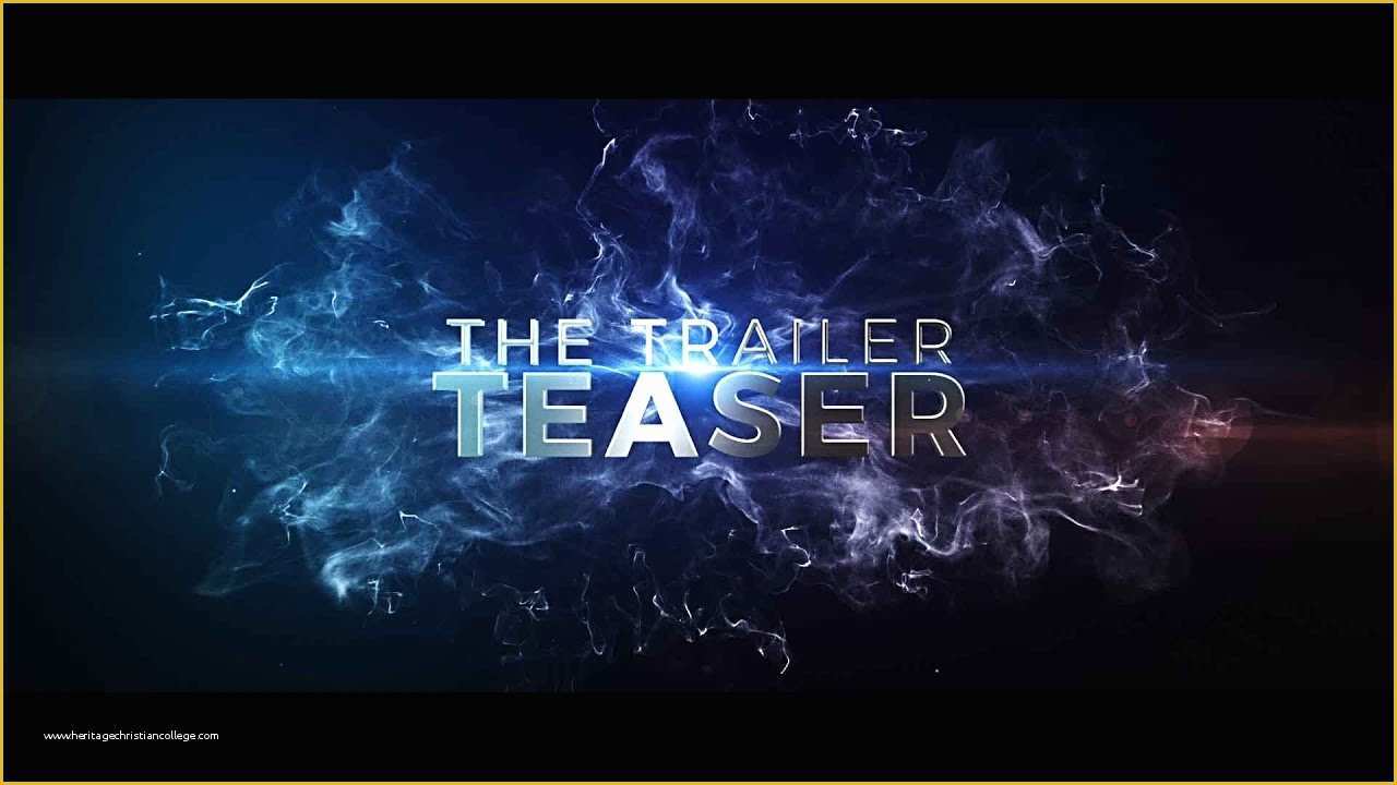 After Effects Holiday Templates Free Of after Effects Template the Cinematic Trailer Teaser