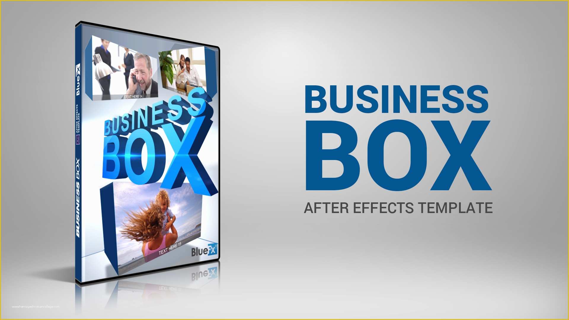 After Effects Holiday Templates Free Of Bluefx Business Box after Effects Template Bluefx