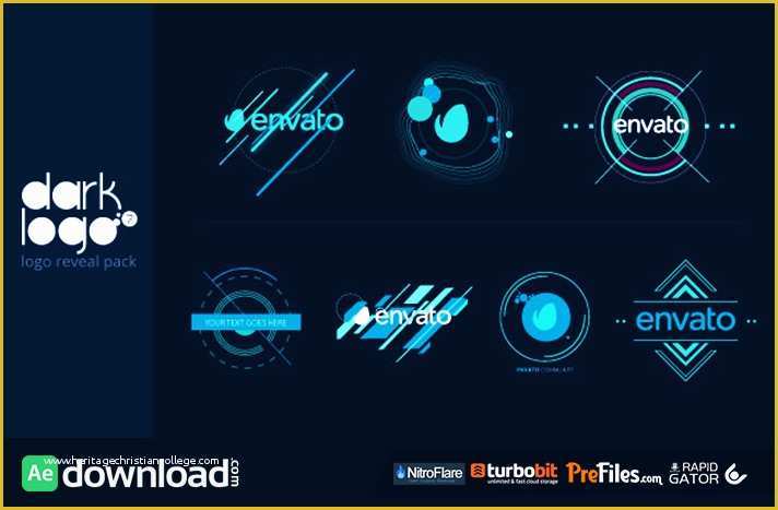 After Effects Logo Templates Free Download Of Videohive Dark Logo Pack Free Download Free after