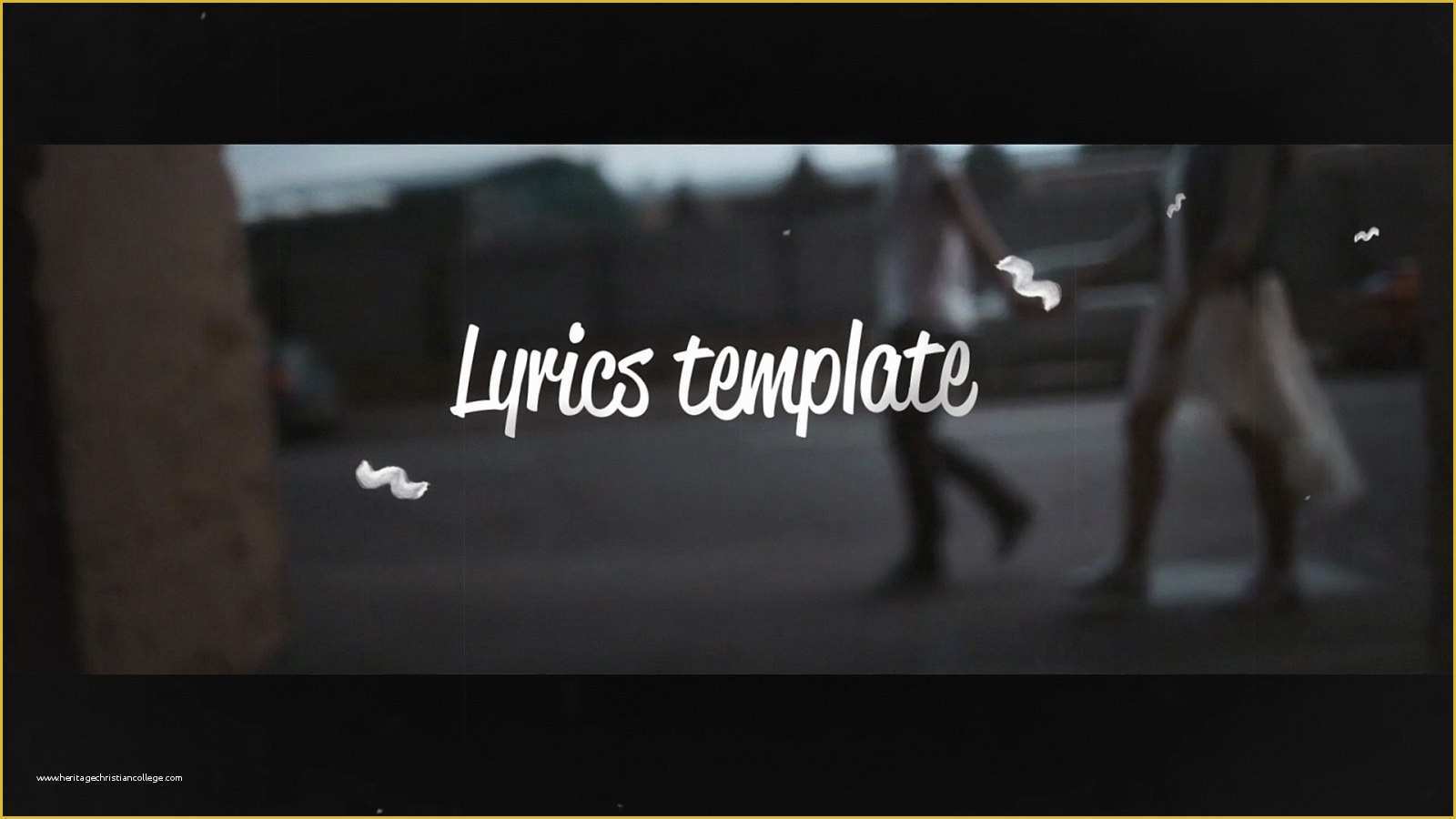 After Effects Lyric Video Template Free Of Lyrics Template Grunge Envato Videohive – after