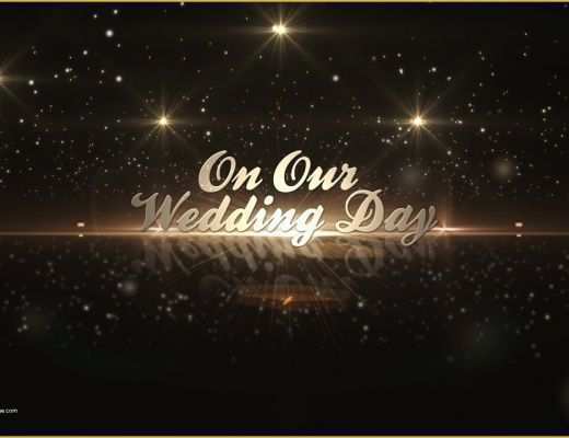 After Effects Movie Title Templates Free Download Of after Effects Template Golden Wedding Pack