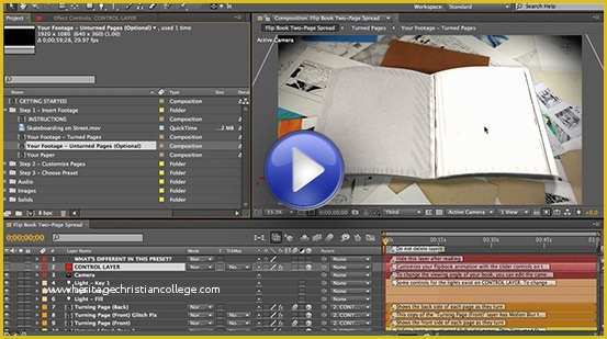 After Effects Page Turn Template Free Of 3d Flip Book Effect for after Effects