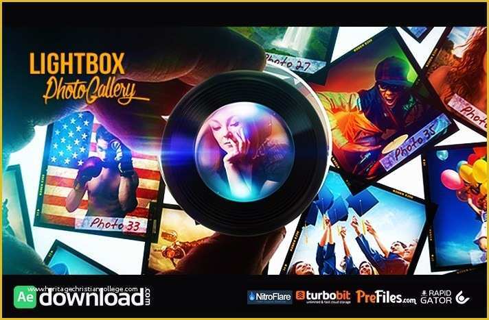 After Effects Photo Gallery Template Free Of Lightbox Photo Gallery Videohive Free Download Free