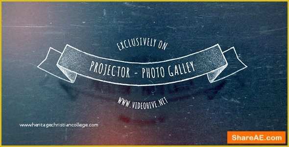 After Effects Photo Gallery Template Free Of Videohive Slide Projector Gallery Free after