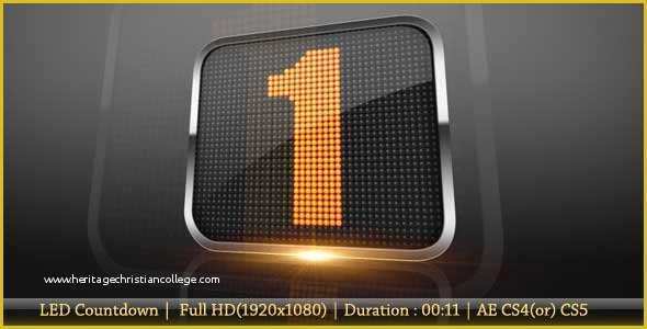 After Effects Project Files and Templates Free Download Of 15 Countdown after Effects Project Files and Templates