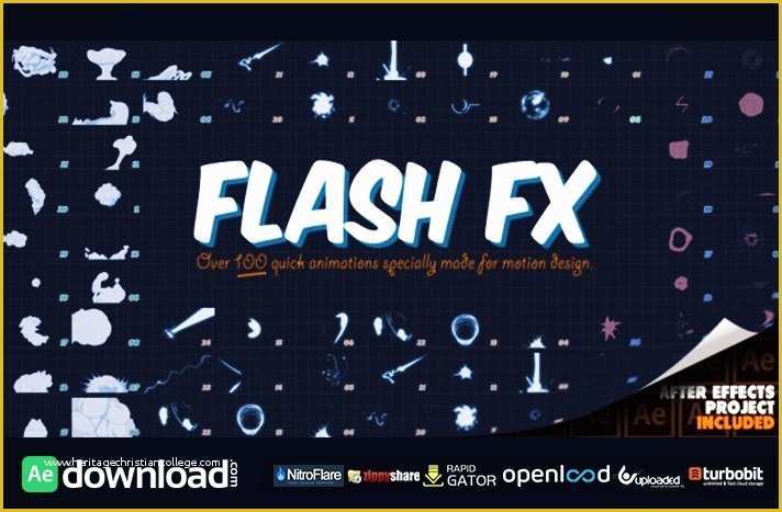 After Effects Project Files and Templates Free Download Of Flash Fx Animation Pack Free after Effects Project