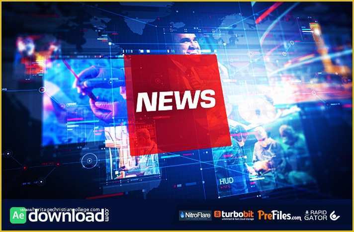 After Effects Project Files and Templates Free Download Of News Pro Videohive Project Free Download Free after