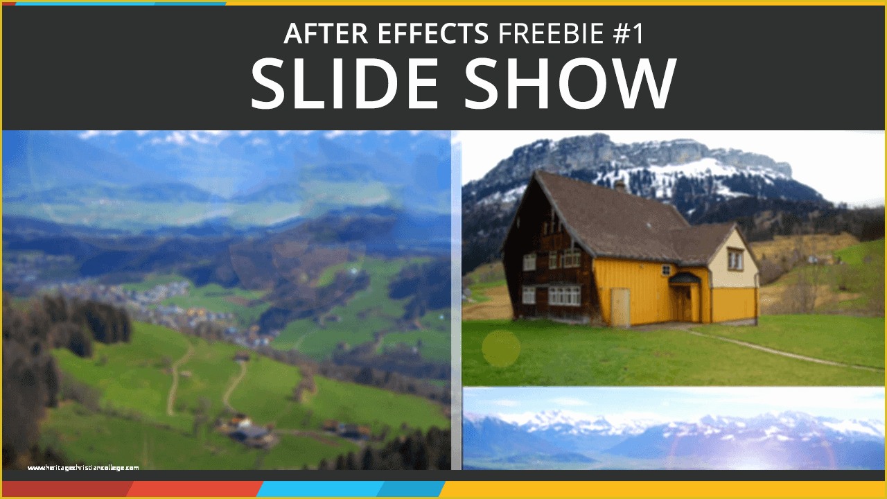 After Effects Simple Slideshow Template Free Of Amigo Productions Ae Templates Tutorials & Freebies