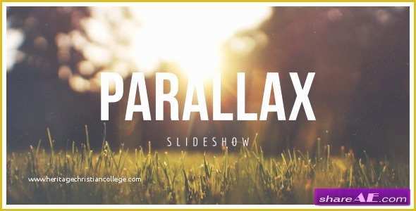 After Effects Simple Slideshow Template Free Of Parallax Scrolling Slideshow after Effects Project