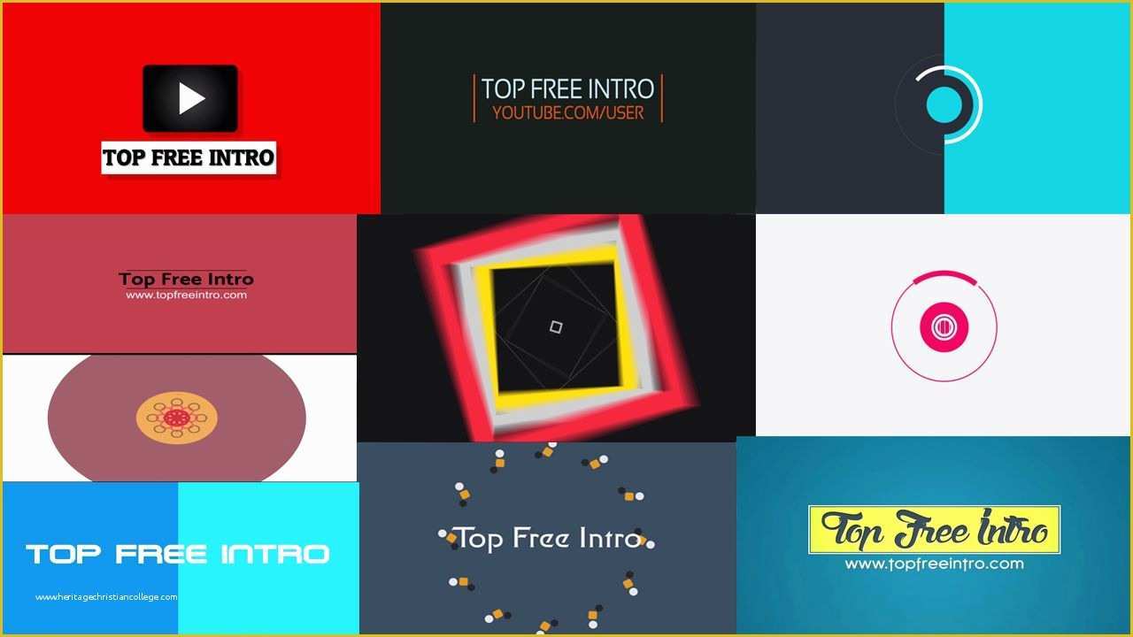 After Effects Templates Free Download Cc Of top 10 Free 2d Intro Templates No Plugins after Effects