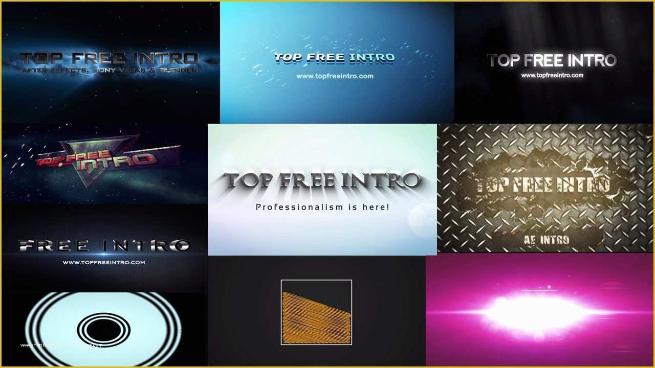 After Effects Templates Free Download Cs6 Of top 10 Free Intro