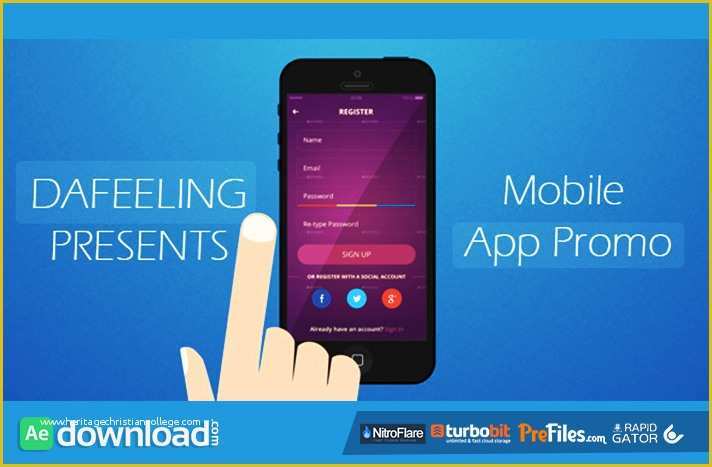 After Effects Templates Free Download Of Mobile App Promo Videohive Free Download Free after