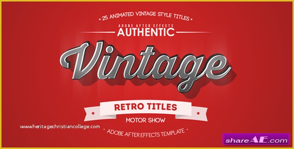 After Effects Timeline Template Free Of 25 Animated Vintage Titles Videohive Free after