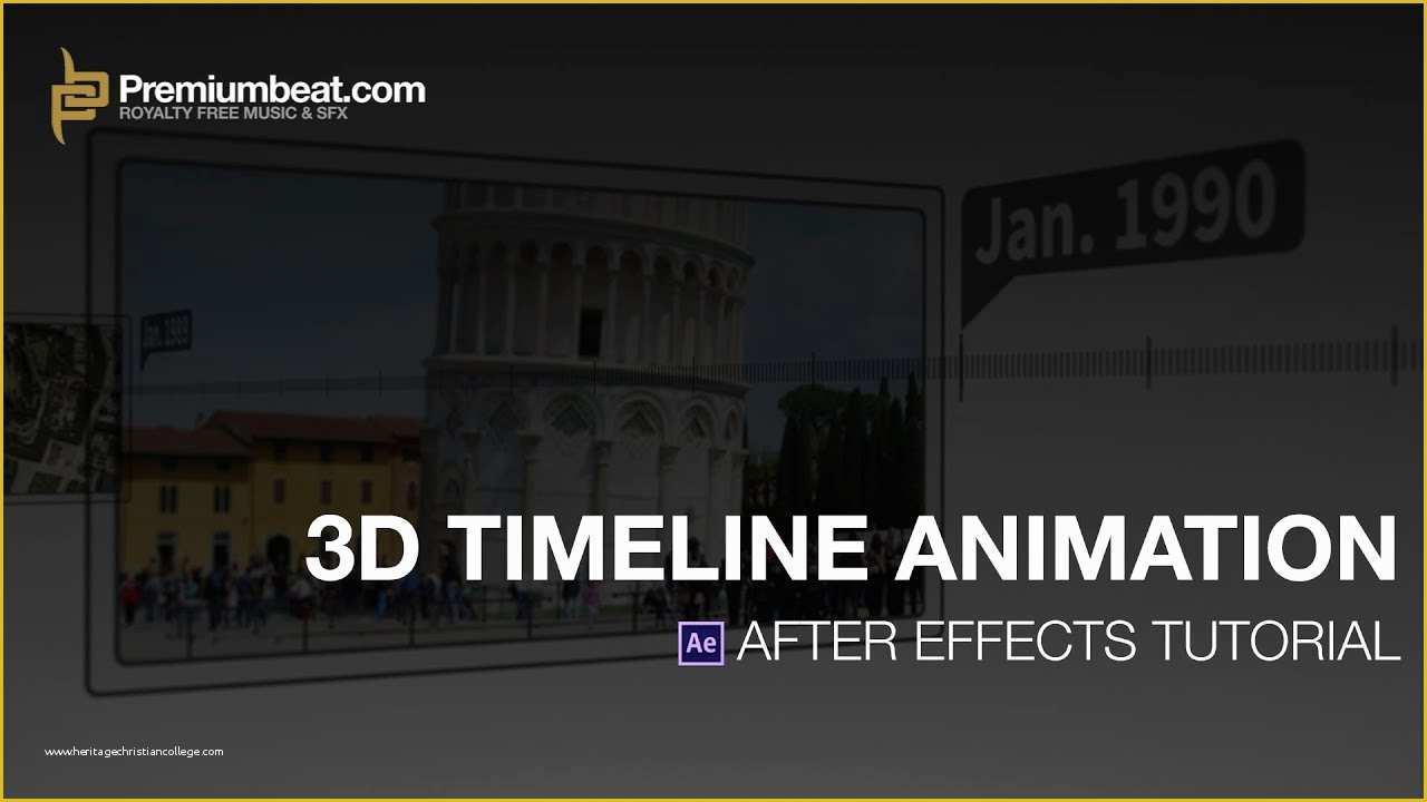 After Effects Timeline Template Free Of after Effects Video Tutorial 3d Timeline Animation