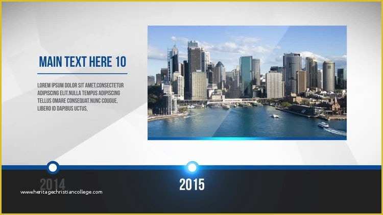After Effects Timeline Template Free Of Clean Corporate Timeline after Effects Templates