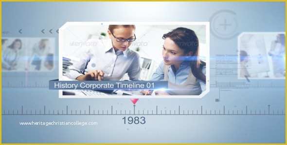 After Effects Timeline Template Free Of History Corporate Timeline by byungchan
