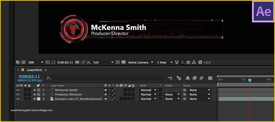 After Effects Timeline Template Free Of Live Text Templates In after Effects – Ripple Training