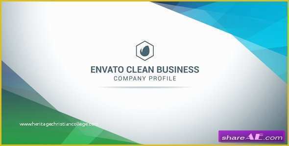 After Effects Timeline Template Free Of Videohive Clean Business Pany Profile Free after