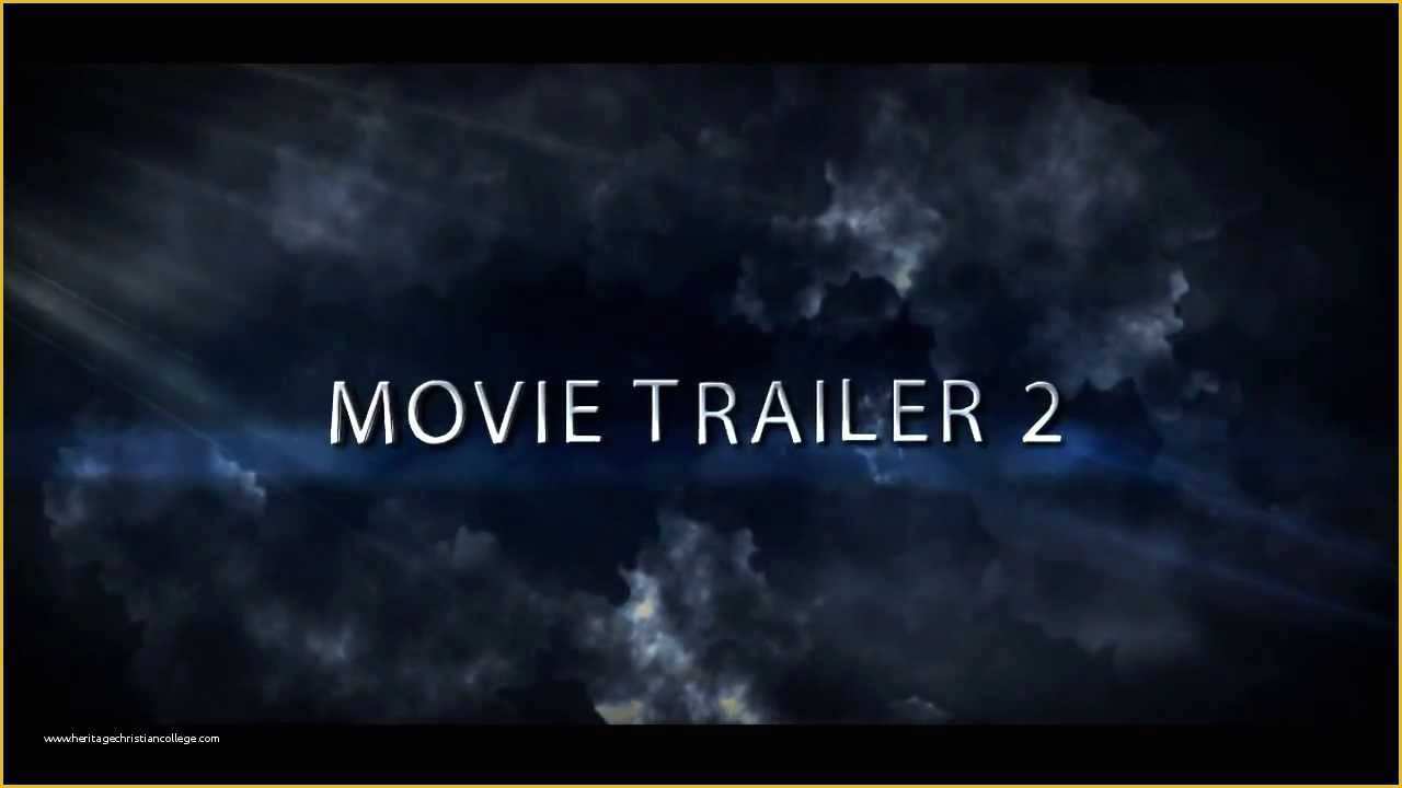 After Effects Trailer Template Free Of after Effects Template Free Movie Trailer 2