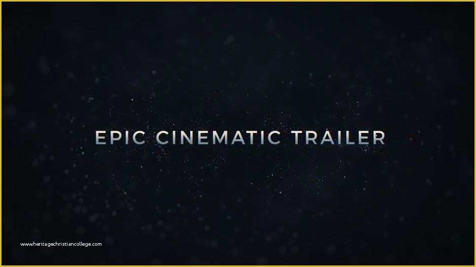 After Effects Trailer Template Free Of Epic Cinematic Trailer after Effects Templates Free