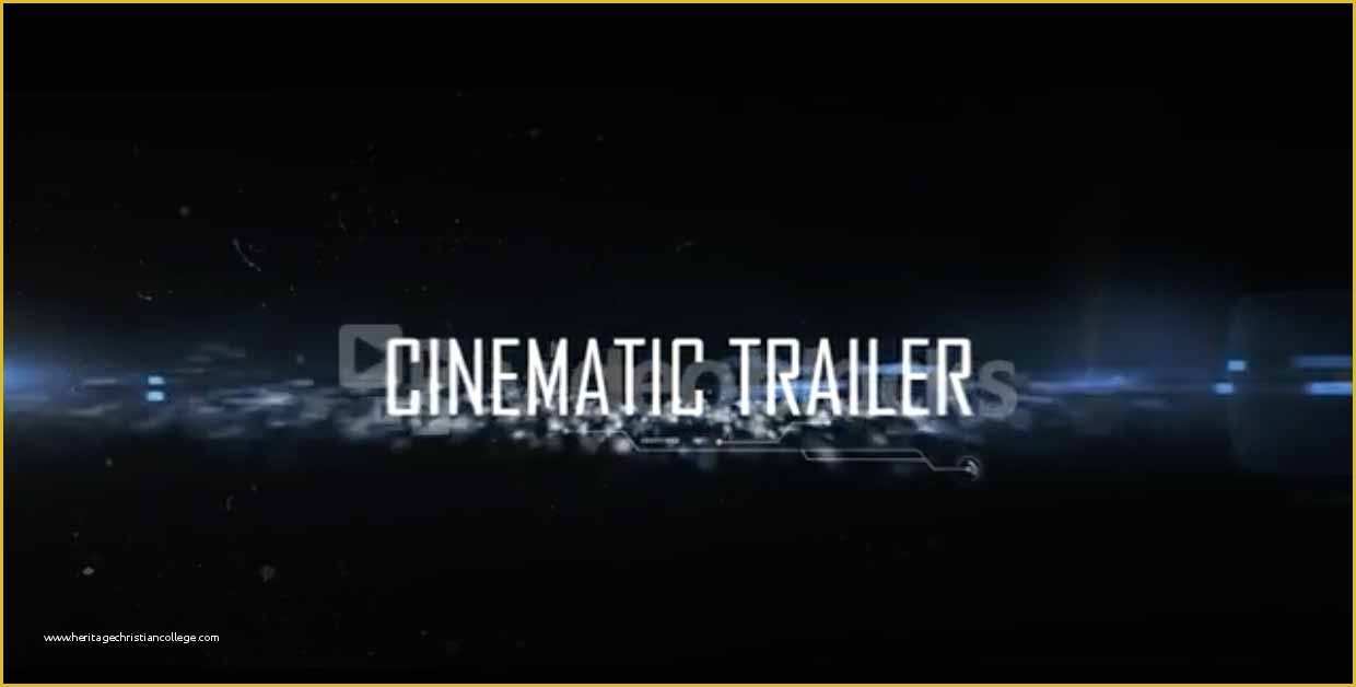 After Effects Trailer Template Free Of Hi Tech Cinematic Trailer after Effects Template Free Ae