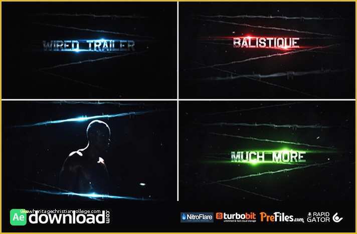 After Effects Trailer Template Free Of Lovely Videohive after Effects Templates