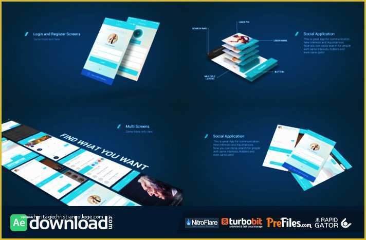 After Effects Video Presentation Template Free Download Of App Presentation Mockup Kit Videohive Free Download
