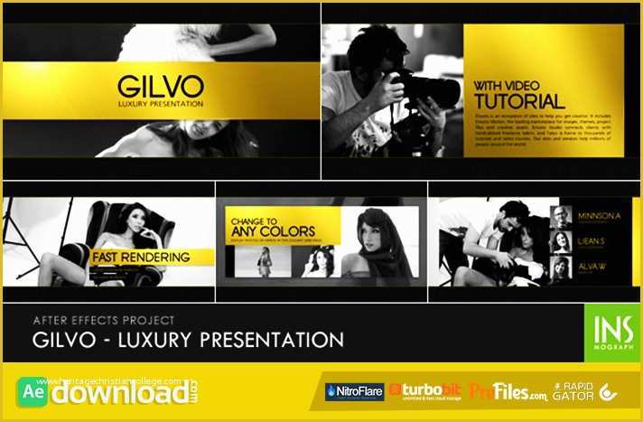 After Effects Video Presentation Template Free Download Of Gilvo Luxury Presentation Videohive Template Free