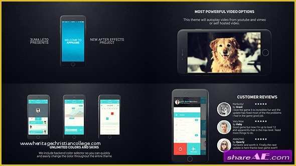 After Effects Video Presentation Template Free Download Of iPhone 6 App Presentation after Effects Project