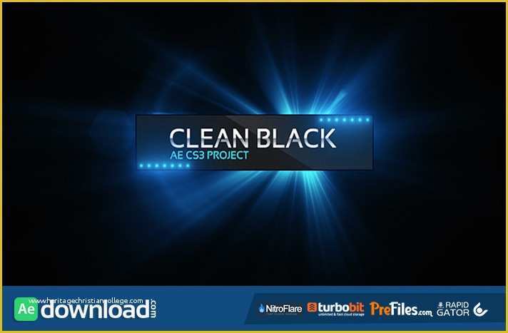 After Effects Video Presentation Template Free Download Of Videohive Clean Black Presentation Free Download Free