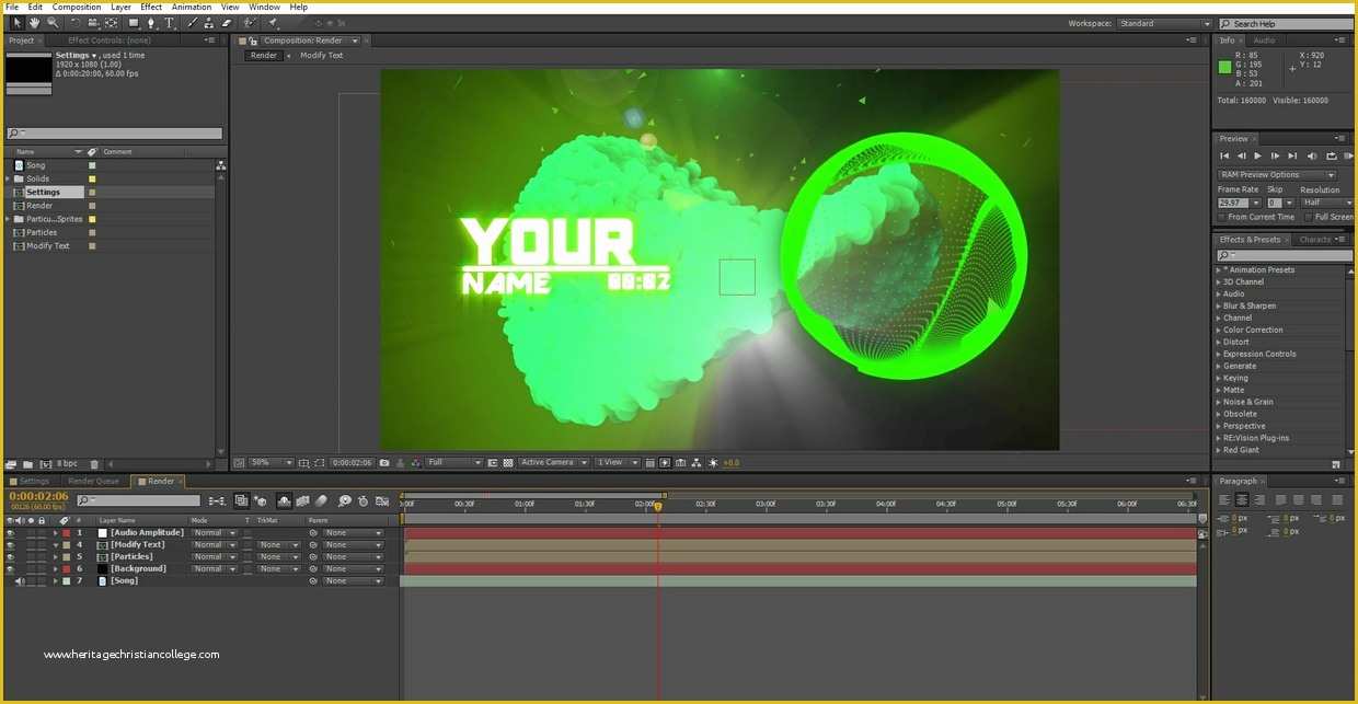 After Effects Visualizer Template Free Of after Effects Audio Visualizer Template