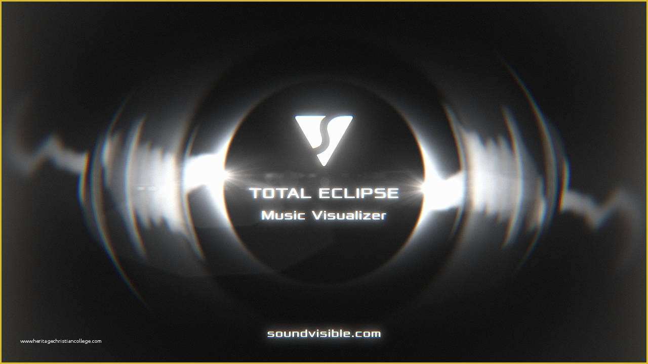 After Effects Visualizer Template Free Of Free Eclipse Music Visualizer after Effects Template