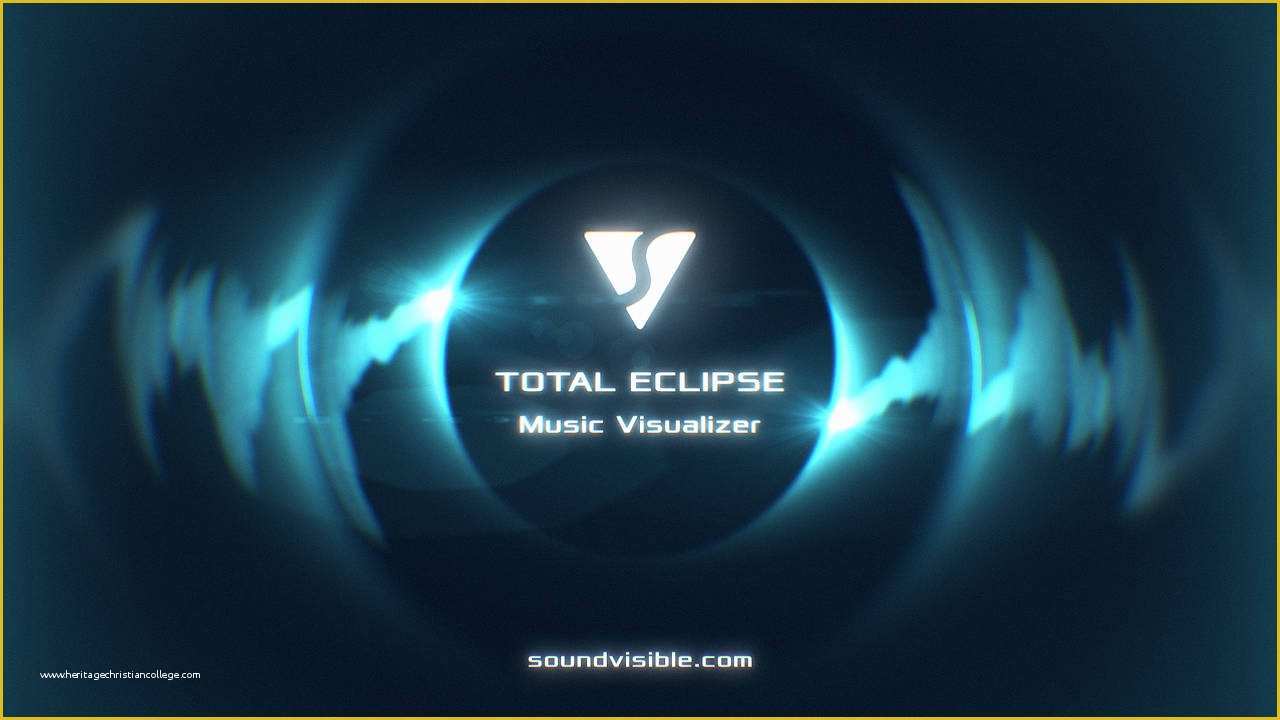 After Effects Visualizer Template Free Of Free Eclipse Music Visualizer after Effects Template
