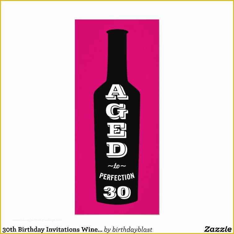 Aged to Perfection Invitation Template Free Of 30th Birthday Invitations Wine Aged to Perfection
