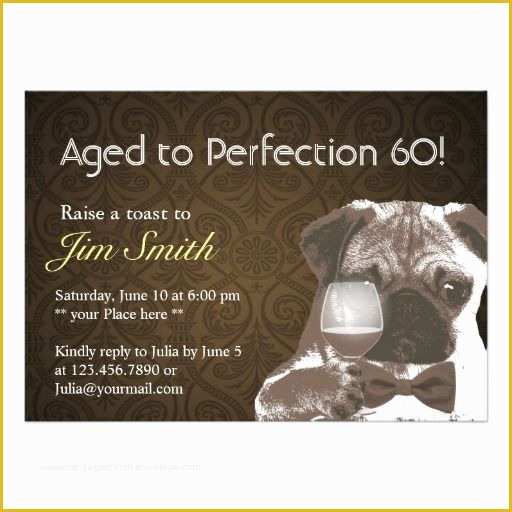 Aged to Perfection Invitation Template Free Of 78 Best Images About 60th Birthday Ideas for Men On