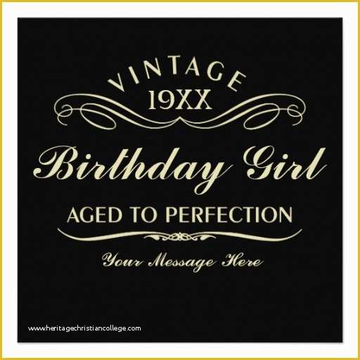 Aged to Perfection Invitation Template Free Of Aged to Perfection Funny Birthday Custom Announcements