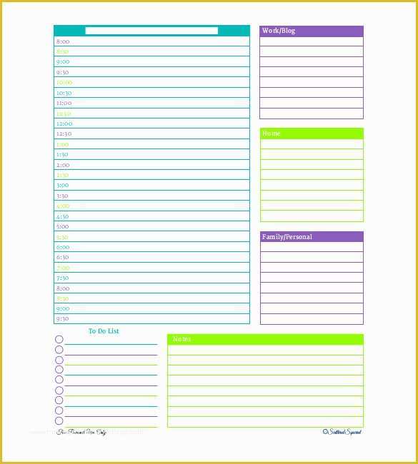 Agenda Template Free Of 29 Daily Planner Templates Pdf Doc