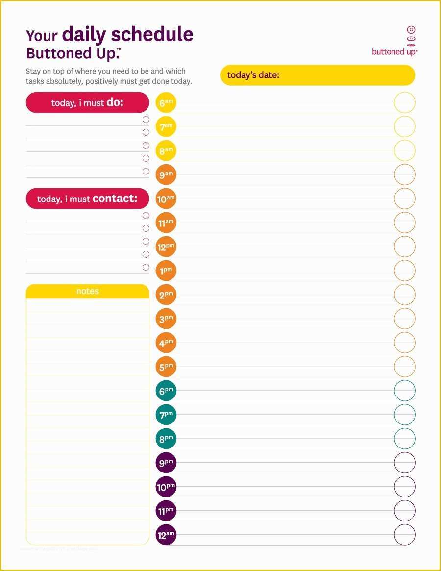 Agenda Template Free Of 40 Printable Daily Planner Templates Free Template Lab