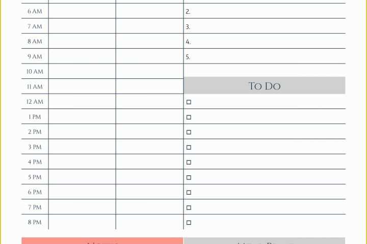 Agenda Template Free Of This Free Printable Daily Planner Changes Everything