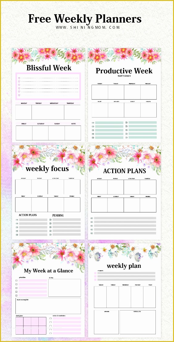 Agenda Template Free Of Weekly Planner Template 15 Free Brilliant Designs