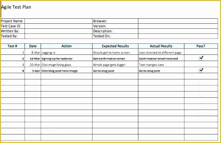 Agile Project Plan Template Excel Free Download Of Agile Project Management Excel Template Free Printable