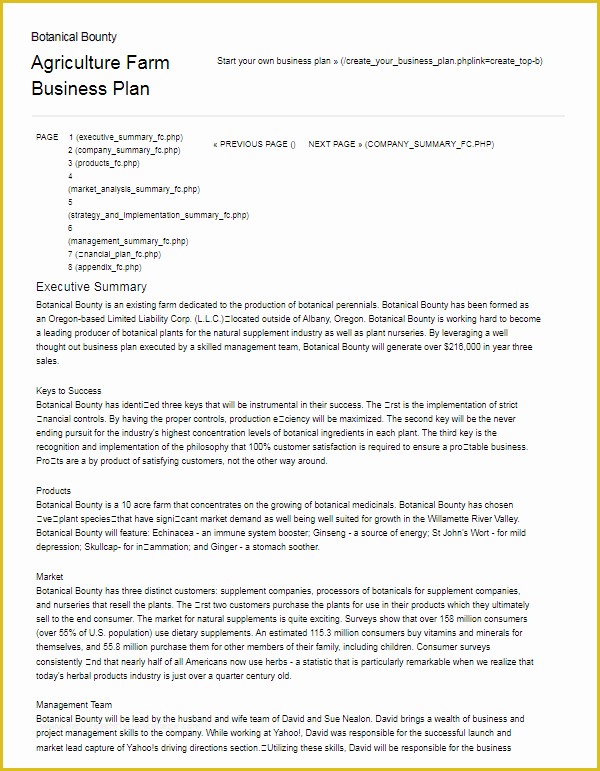 Agriculture Business Plan Template Free Of 24 Business Plan Templates Free Word Excel Pdf formats