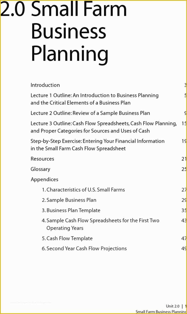 Agriculture Business Plan Template Free Of 7 Farm Business Plan Templates Free Download