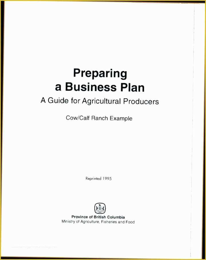 Agriculture Business Plan Template Free Of Agriculture Business Plan Pdf Agricultural Business Plan